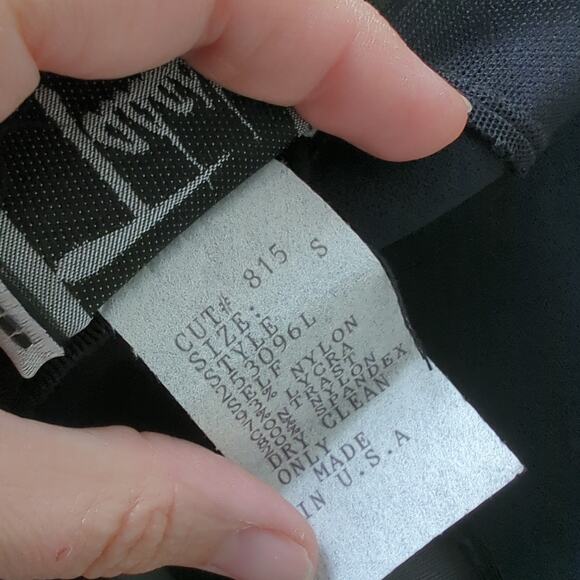 Tadashi Womens Cut Out Mesh Full Length Floor Evening Gown Formal Black Dress S - Picture 5 of 8